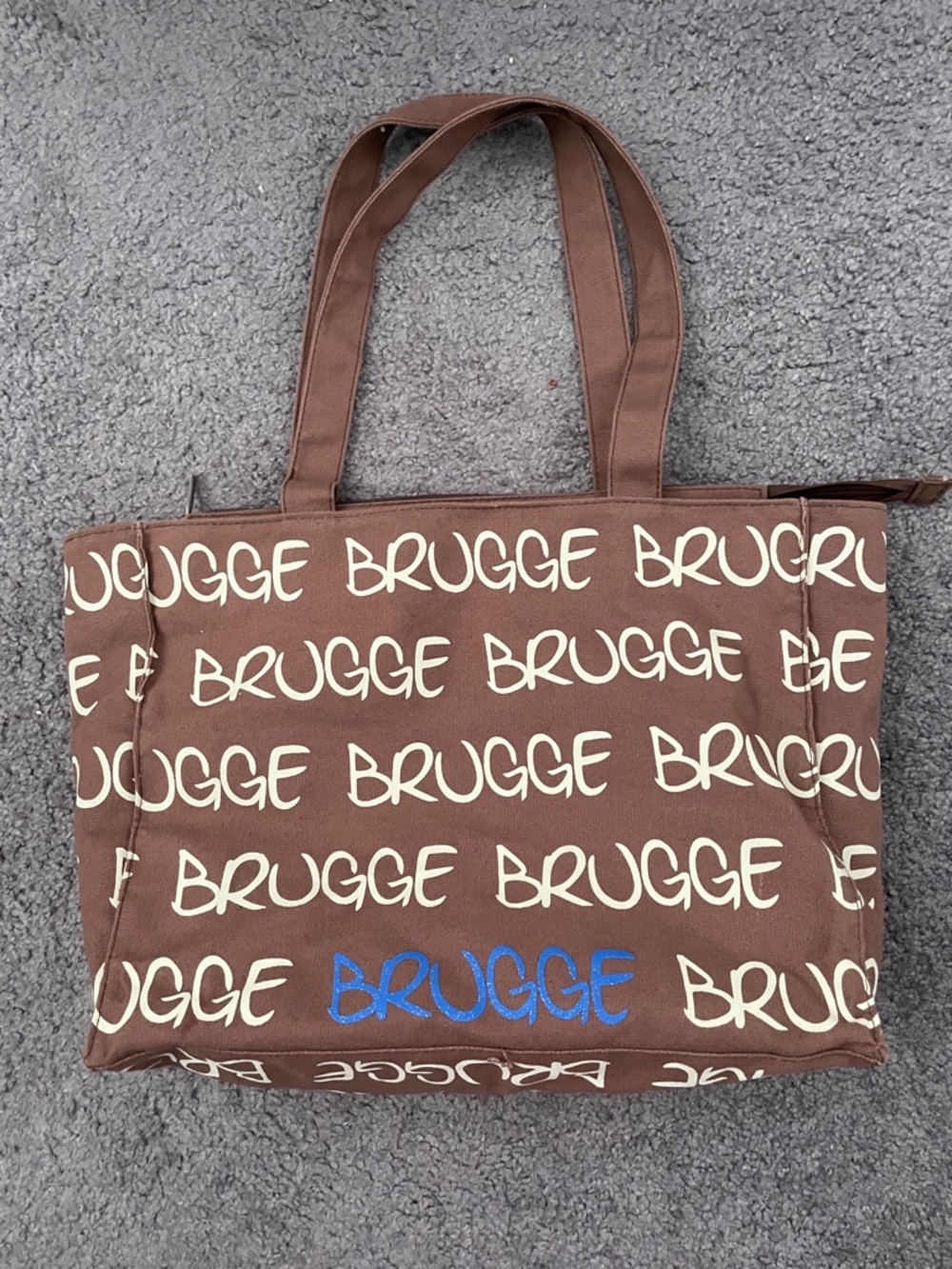 Brugge Canvas Souvenir Tote Brown Robin Ruth